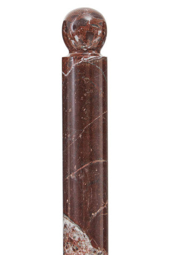 Orsina Salmo Kitchen Roll Holder – Red & White Marble Weighted Base