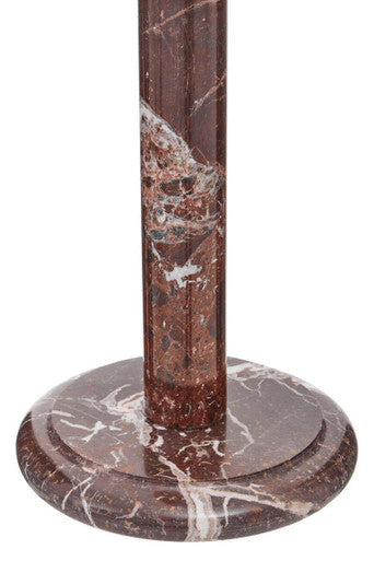 Orsina Salmo Kitchen Roll Holder – Red & White Marble Weighted Base