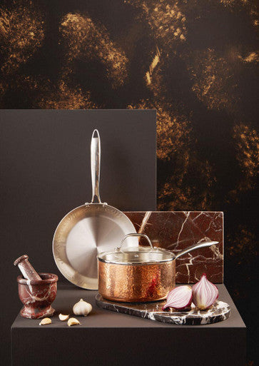 Orsina Salmo Red and White Marble Rectangular Chopping and Serving Board
