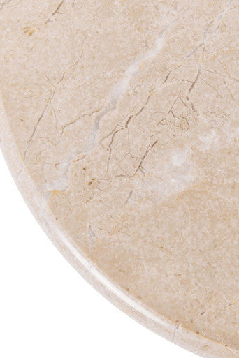 Orsina Himaya Champagne Marble Cake Stand – Polished Pedestal Server