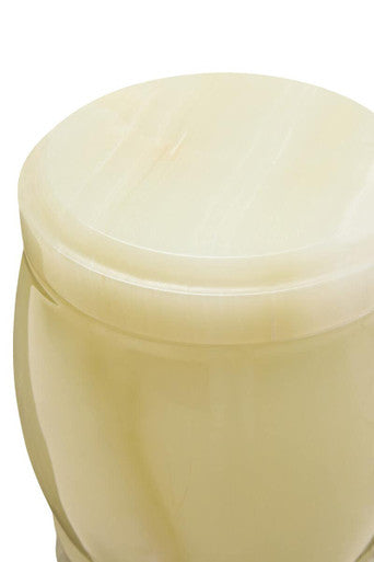 Orsina Marmore Onyx Storage Jar – Handcrafted Natural Stone Canister