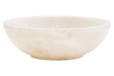 Orsina Marmore White Marble Bowl – Handcrafted Luxury Serveware