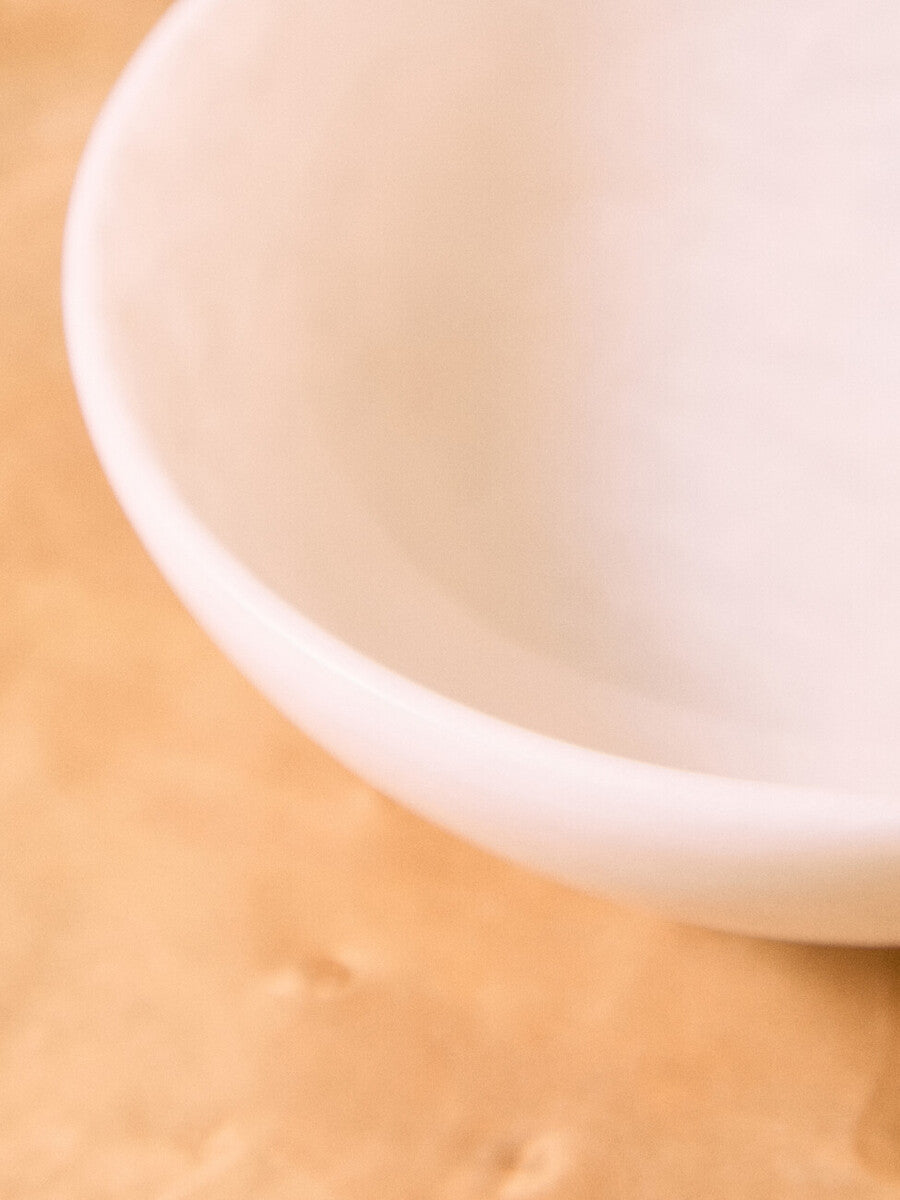 Orsina Marmore White Marble Bowl – Handcrafted Luxury Serveware