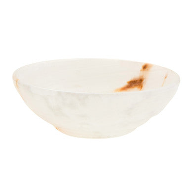 Orsina Marmore Onyx Bowl – Handcrafted Natural Stone Serving Piece