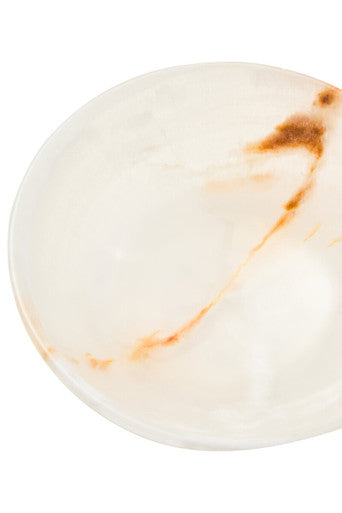 Orsina Marmore Onyx Bowl – Handcrafted Natural Stone Serving Piece