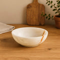 Orsina Marmore Onyx Bowl – Handcrafted Natural Stone Serving Piece