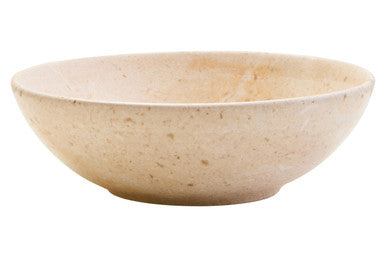 Orsina Marmore Cream Marble Bowl – Handcrafted Round Serving Tableware
