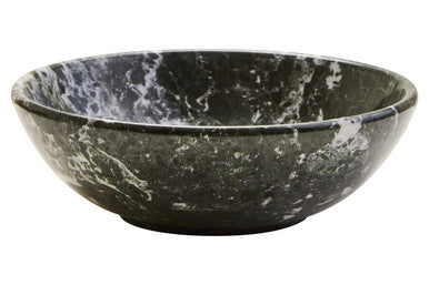 Orsina Marmore Black and White Marble Bowl – Handcrafted Stone Decor