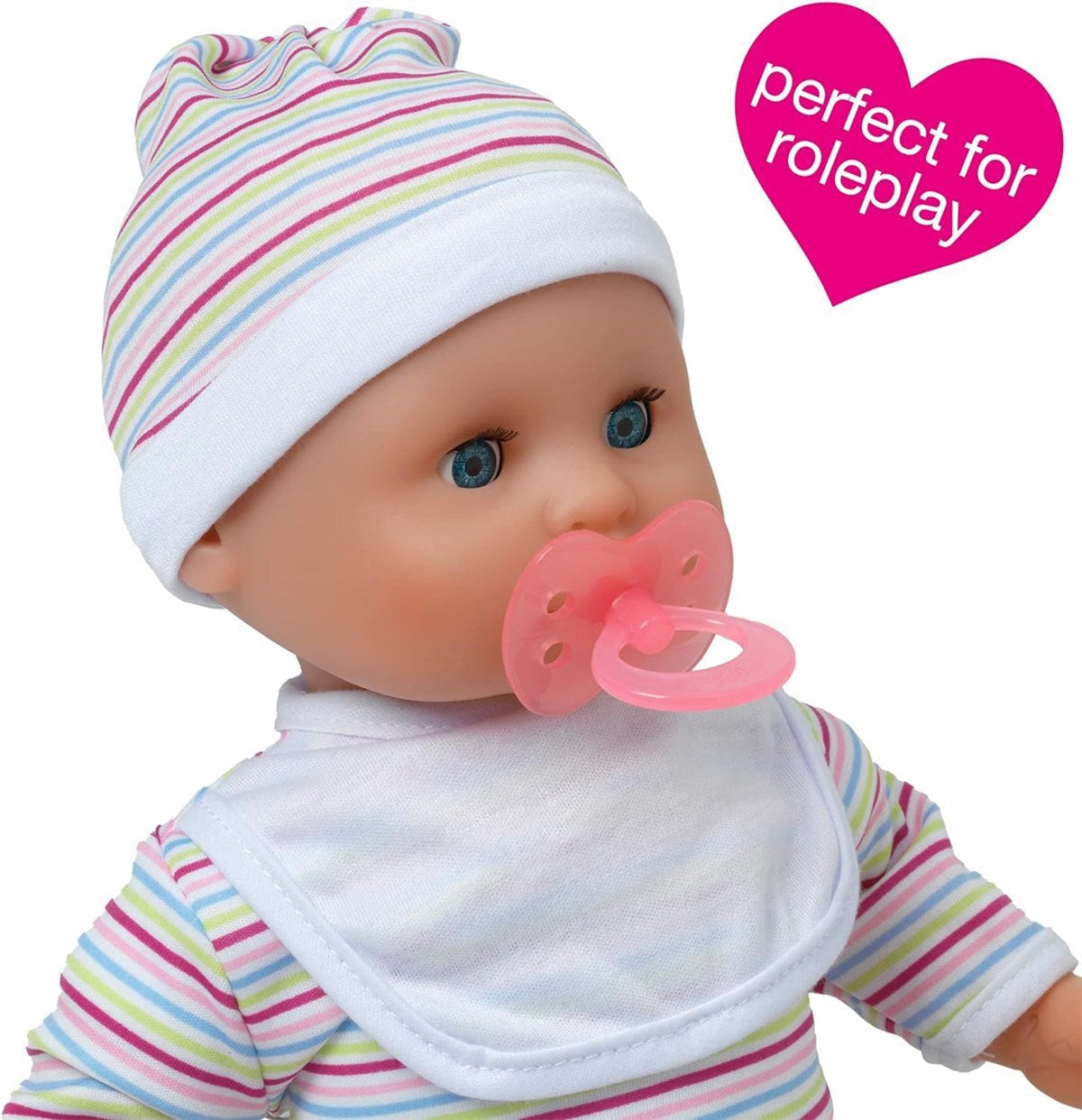 Roma Stephanie Dolls Pram Bundle with Pram / Pushchair, Doll, Highchair, Bag, Parasol & Pram set