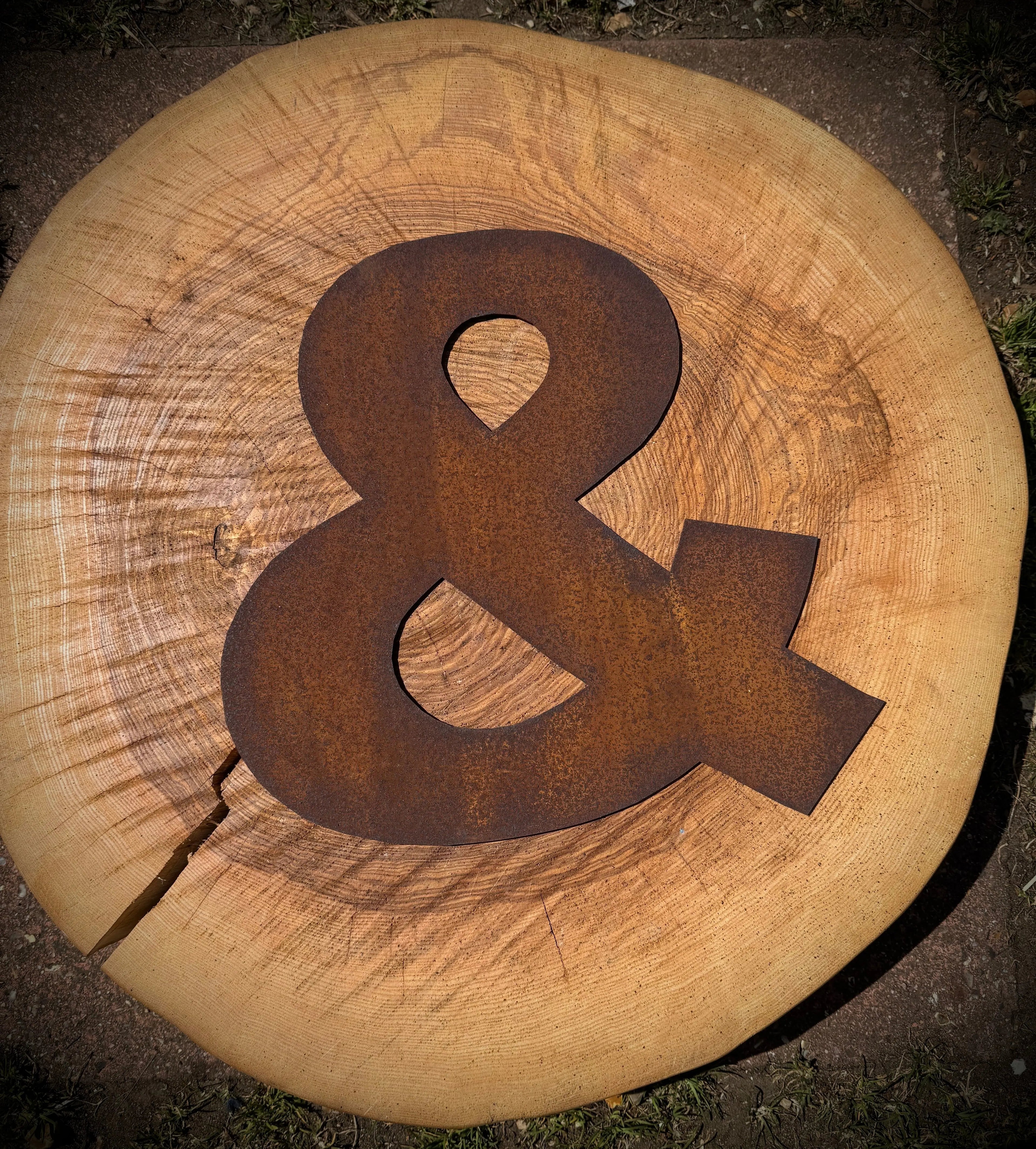 12-Inch Rusty Metal Letters by Rustic Warehouse Norfolk | Industrial Signage