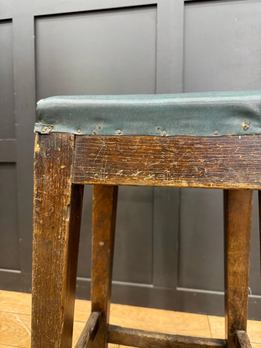 Vintage Railway Stool / Mid Century L.N.E.R train Station / Stool Seating Seat