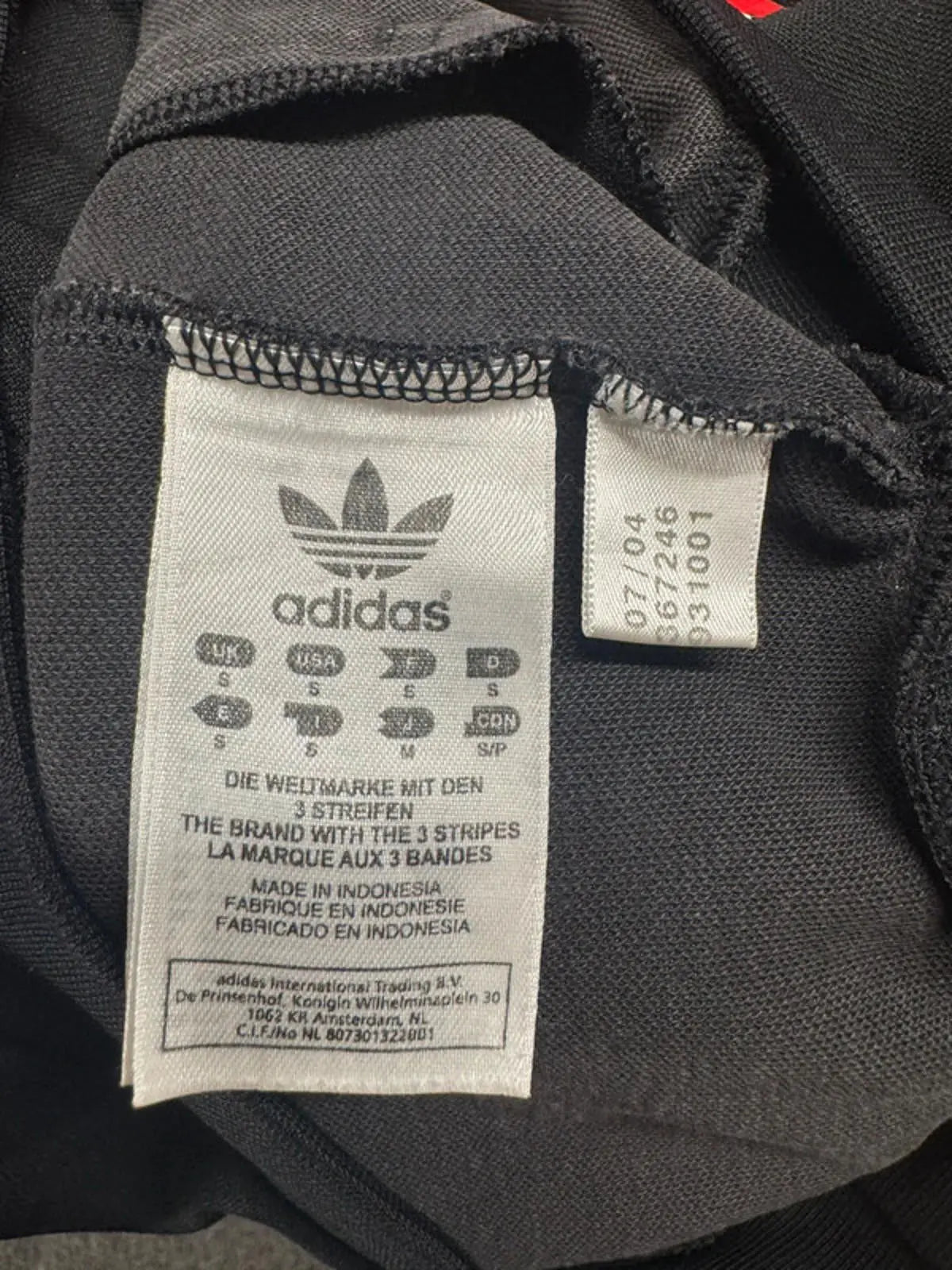 A Vintage Adidas Originals Trimm Trab Tracksuit Top Mens Small Retro