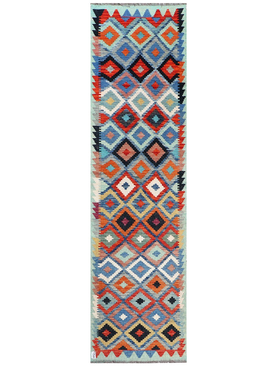 Maimana Kilim Runner - 290 x 79 cm