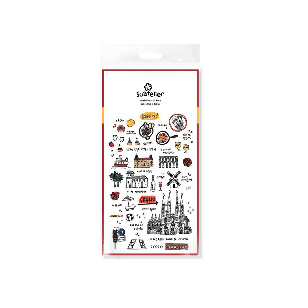 Suatelier Hola Decorative Stickers for Journaling and Scrapbooking