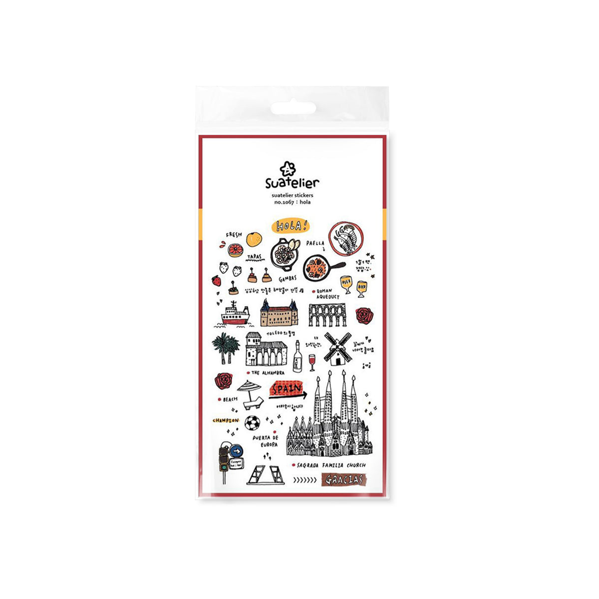 Suatelier Hola Decorative Stickers for Journaling and Scrapbooking