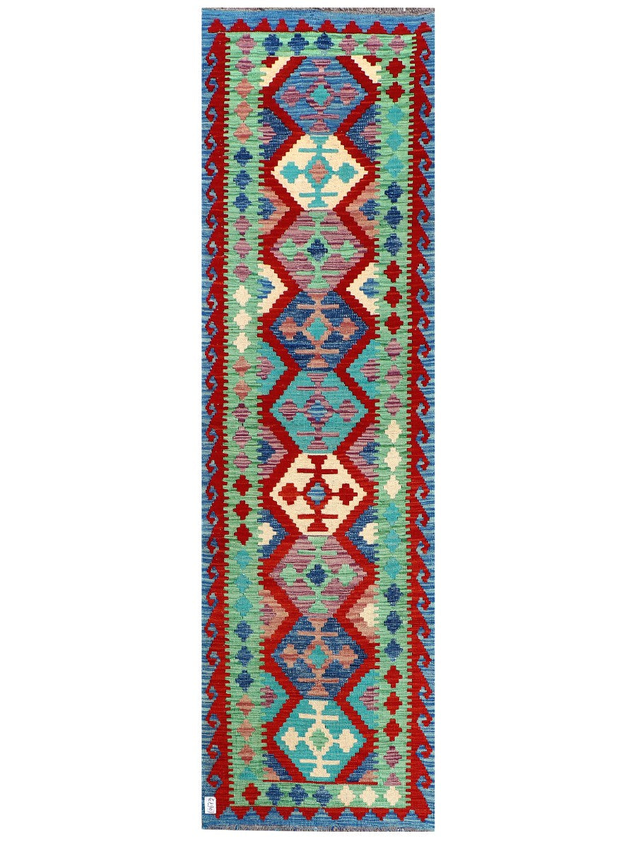 Maimana Kilim Runner - 288 x 83 cm