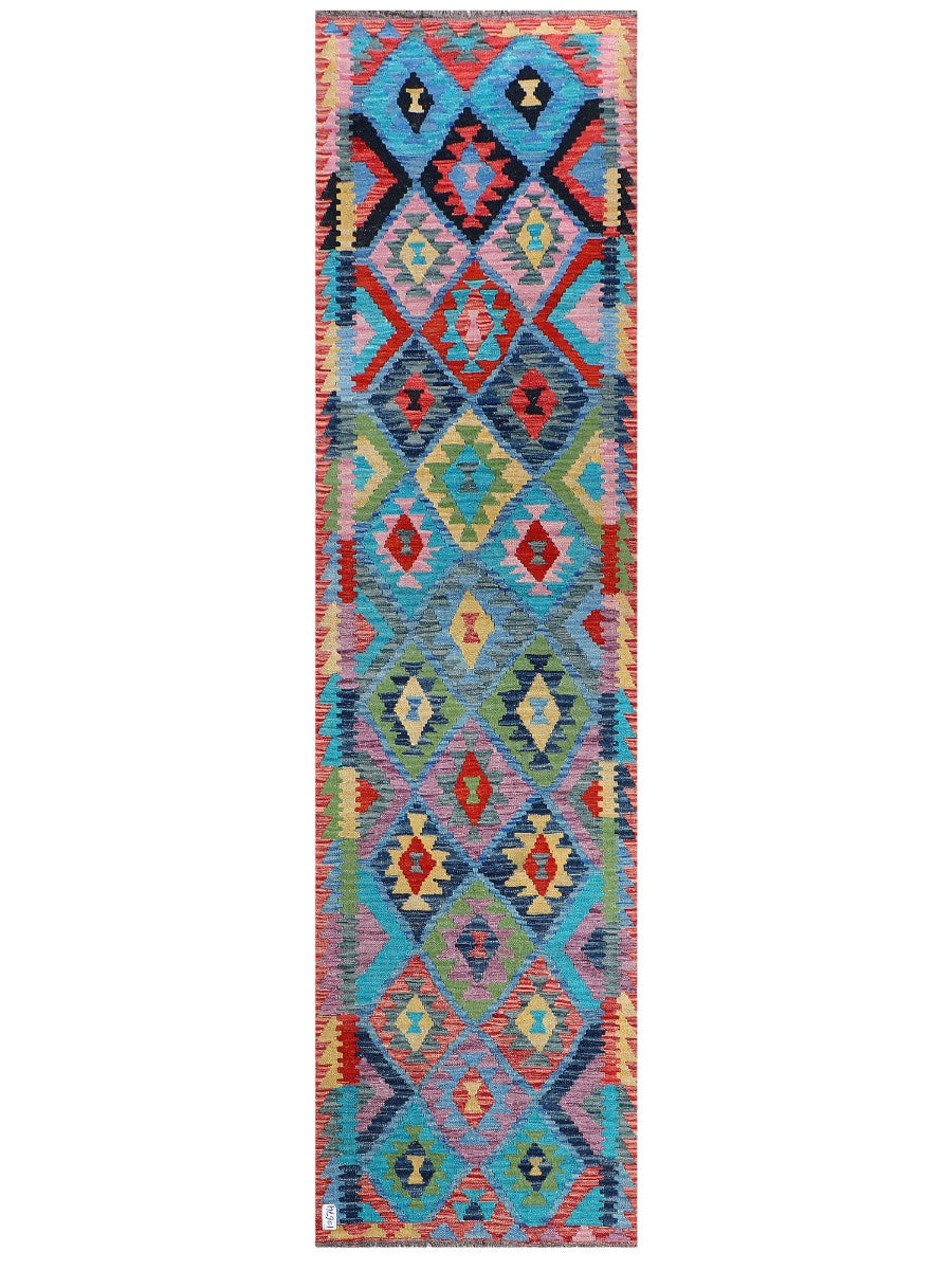 Maimana Kilim Runner - 302 x 80 cm