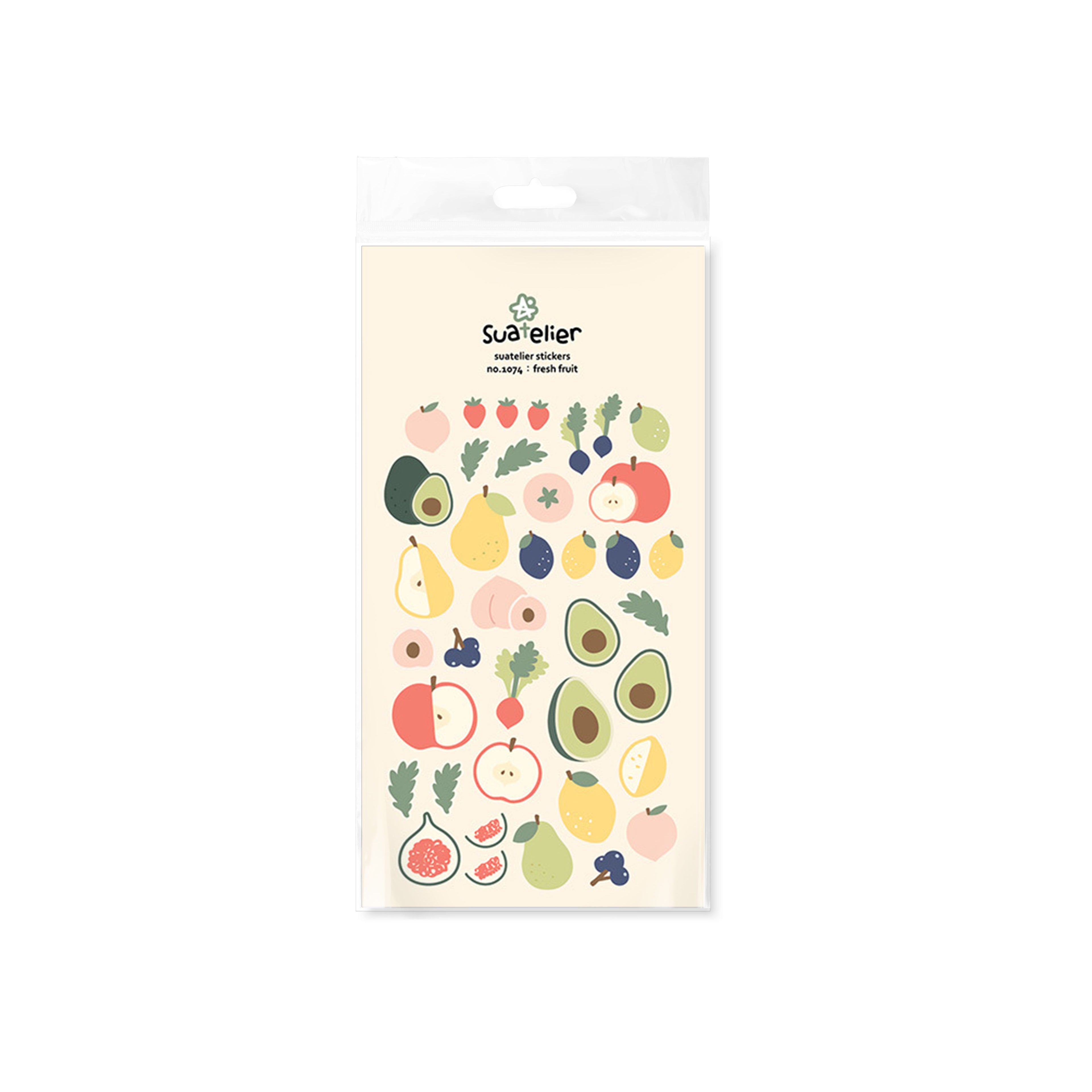 Suatelier Fresh Fruit Sticker Sheet for Journaling by LuLuFun Studio