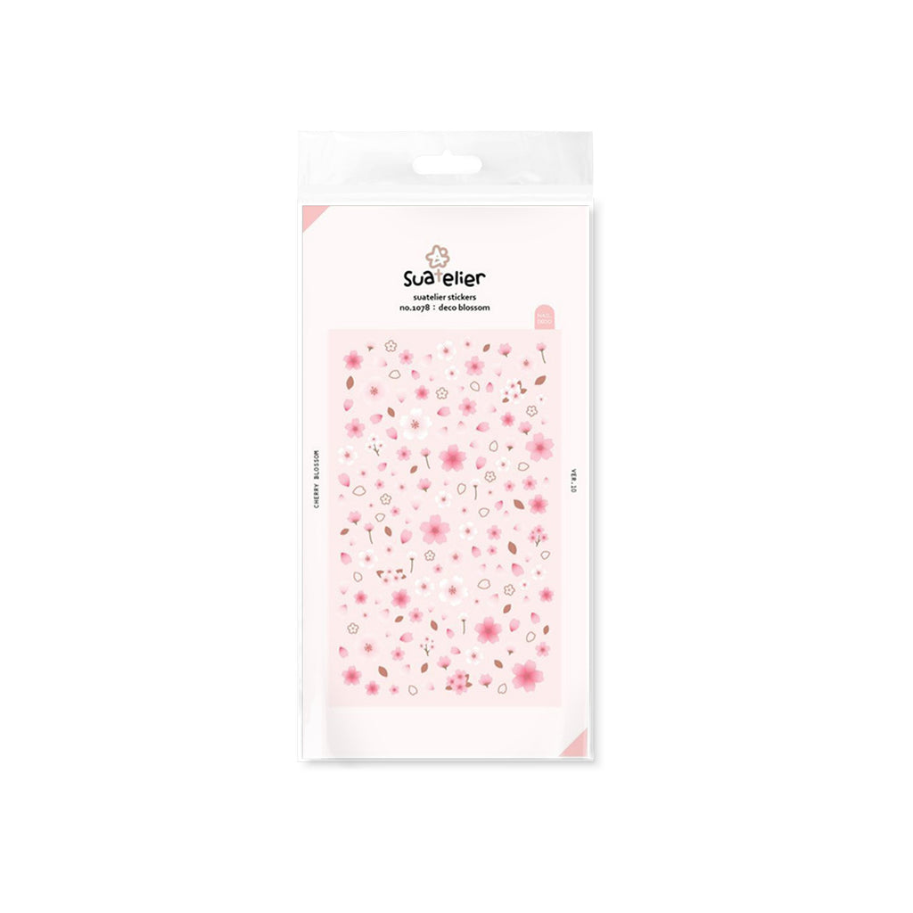 Suatelier Deco Blossom Floral Decorative Stickers for Journaling