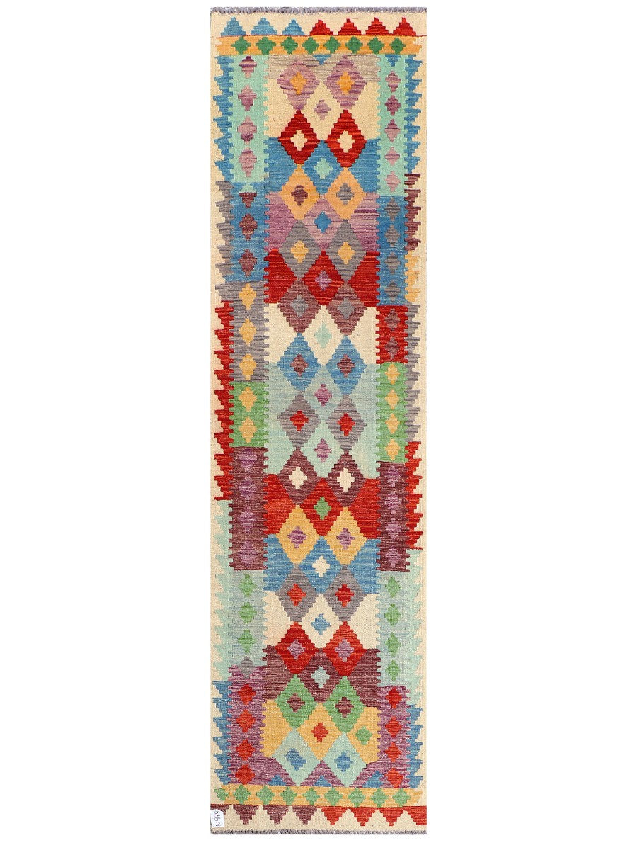 Maimana Kilim Runner - 300 x 80 cm
