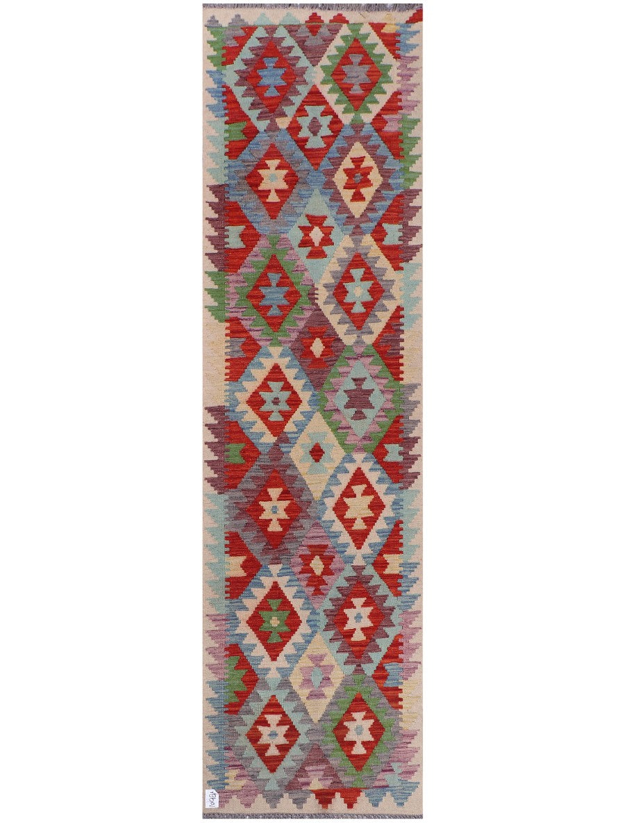 Maimana Kilim Runner - 292 x 79 cm