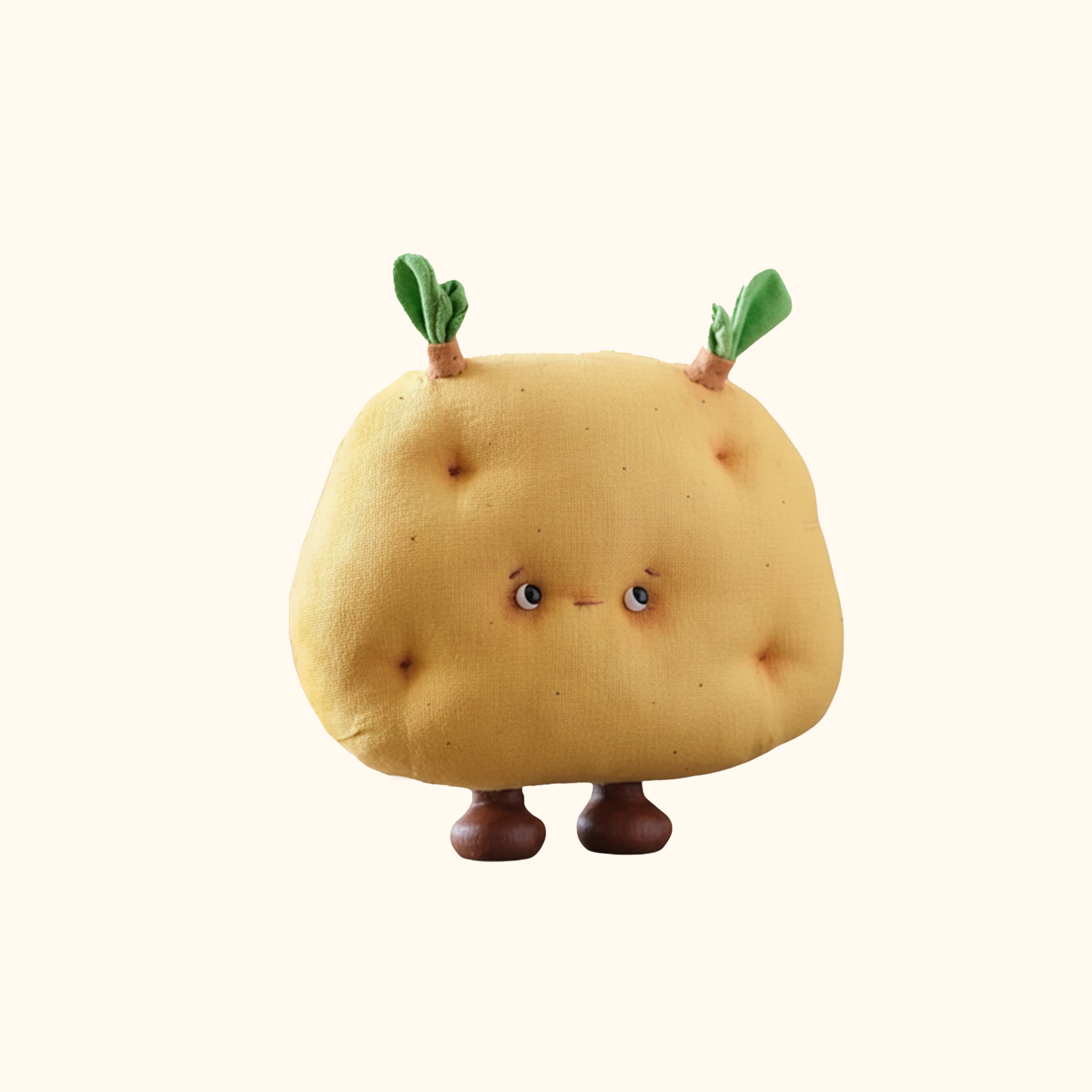 LuLuFun Studio Snowball Potato Plush Toy – 12 Inch Soft Stuffed Decor