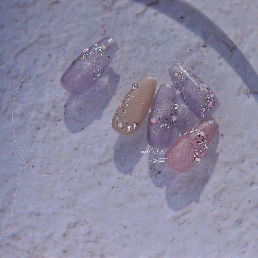 LuLuFun Studio Little Star Jelly Nail Deco Stickers - DIY Nail Art Decals