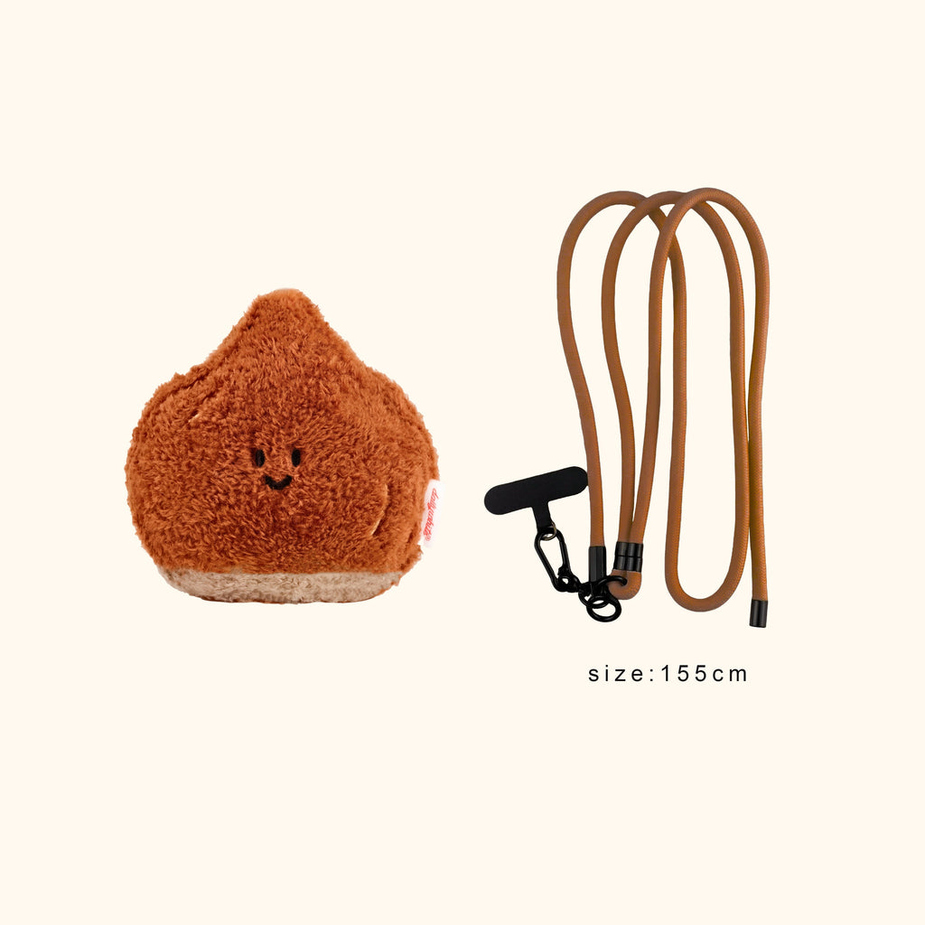 LuLuFun Studio Plush Chestnut Mini Bag | Cute Kawaii Accessory Pouch