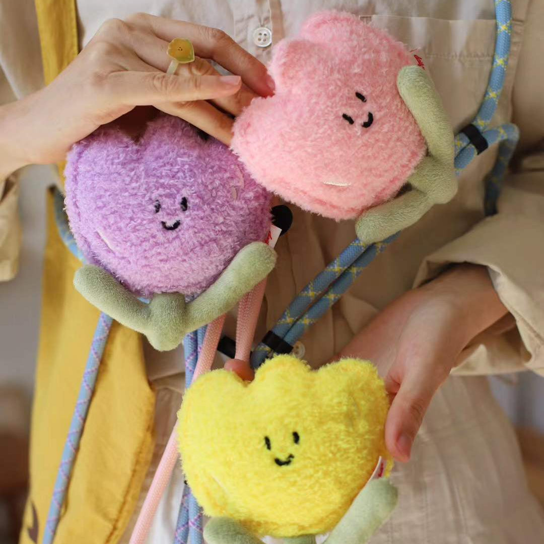 LuLuFun Studio Plush Tulip Mini Bag | Cute Crossbody Accessory Purse