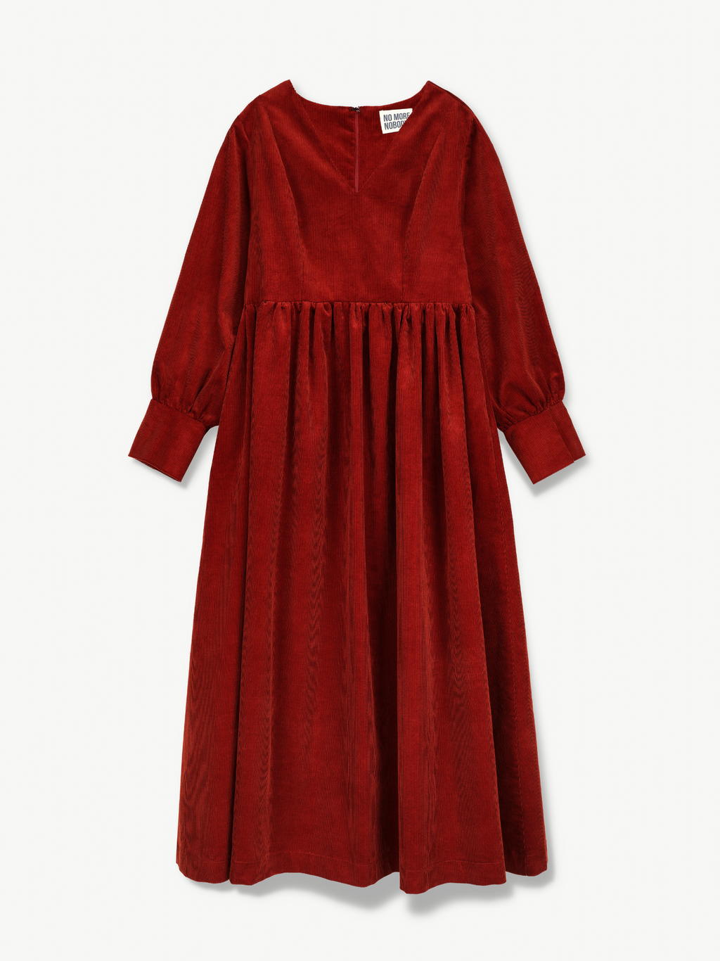 No More Nobody Michelle Oversized Corduroy Maxi Dress with Pockets