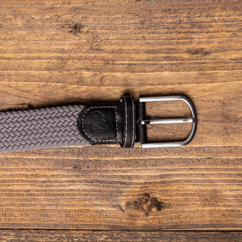 Swole Panda Grey Woven Belt – Sustainable Recycled Elasticated Belt