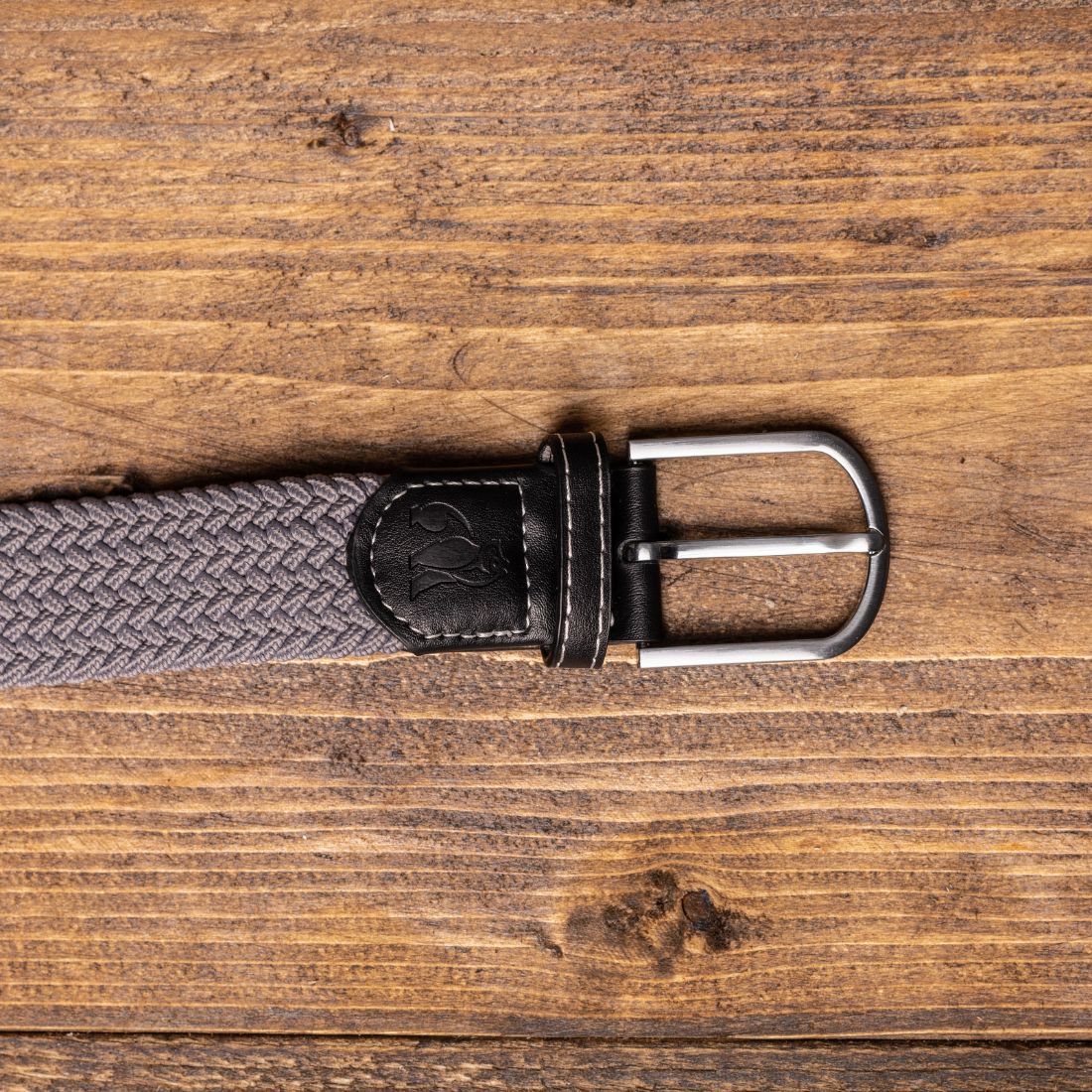 Swole Panda Grey Woven Belt – Sustainable Recycled Elasticated Belt