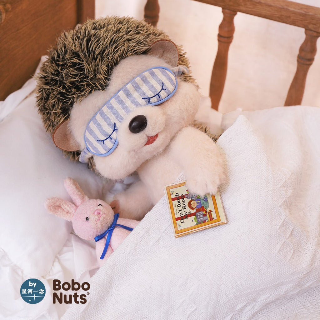 LuLuFun Studio Motty Hedgehog Plush Toy – Handmade Soft Boucle Stuffed Animal