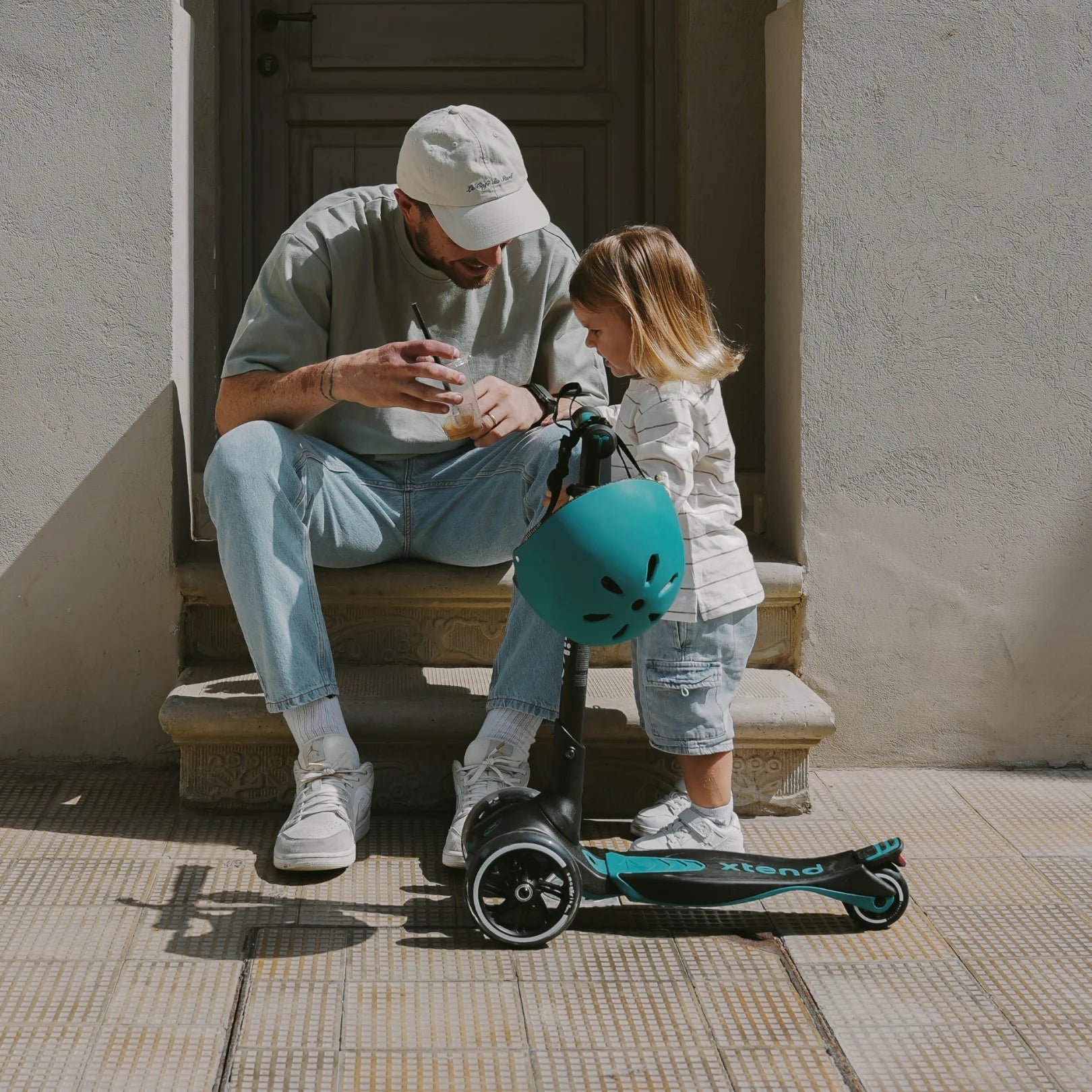 SmarTrike Xtend 4 in 1 Ride on Plus Scooter - Green