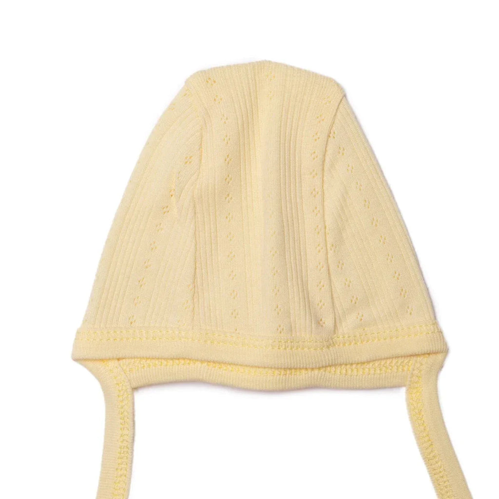 Bebetto Girls Hat Floral Print - Yellow