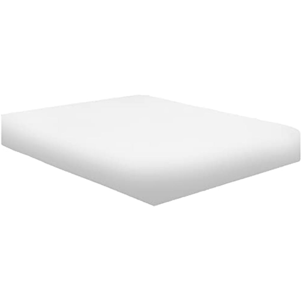 NIYS Luxury 100% Egyptian Cotton Extra Deep Fitted Sheet - White, Super King