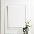 Orsina Milania Etched Border Wall Mirror – Silver Bevelled Glass