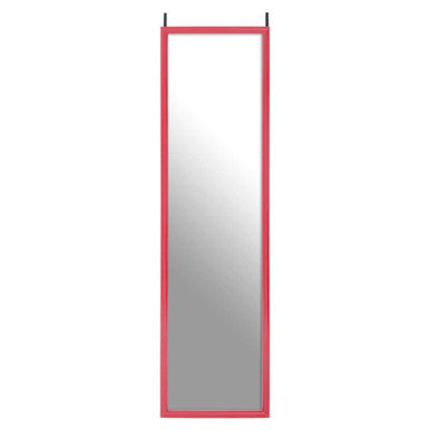 Orsina Over Door Mirror – Full Length Pink Plastic Frame Mirror