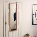 Orsina Over Door Mirror – Full Length Pink Plastic Frame Mirror