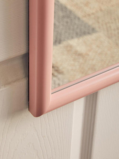 Orsina Over Door Mirror – Full Length Pink Plastic Frame Mirror