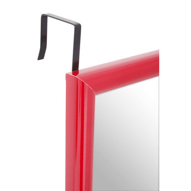 Orsina Over Door Mirror – Full Length Pink Plastic Frame Mirror