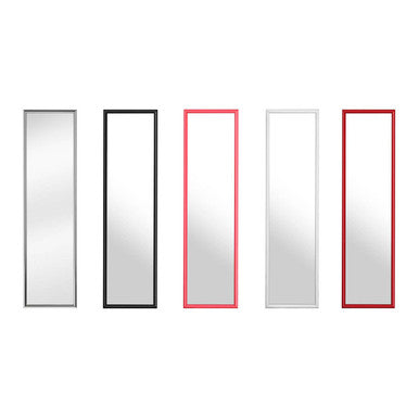 Orsina Full-Length Over Door Mirror | White Plastic Frame – 120cm