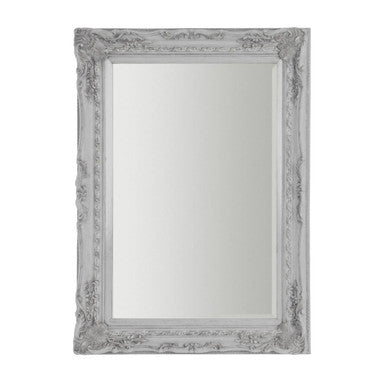 Orsina Brussels Silver Wall Mirror – Baroque Style Antique Finish
