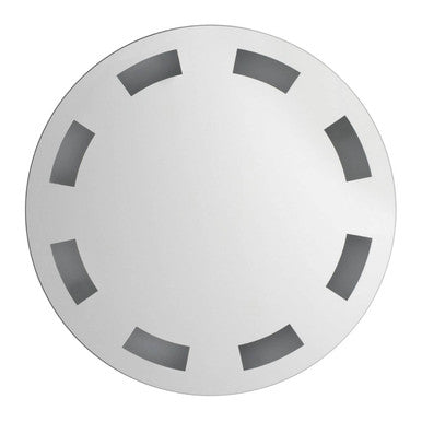 Orsina Arcea Illuminated Wall Mirror – Clear Glass & Aluminium Frame