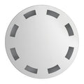 Orsina Arcea Illuminated Wall Mirror – Clear Glass & Aluminium Frame