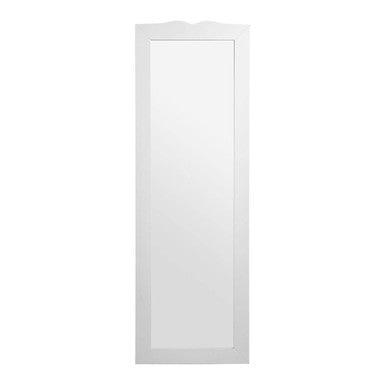 Orsina Java Wall Mirror – Minimalist White Frame Reflective Glass