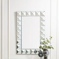 Orsina Lidia 3D Effect Rectangular Wall Mirror | Bevelled Glass Decor