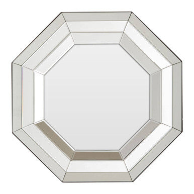 Orsina Petillo Octagonal Wall Mirror – Bevelled Layered Glass Design