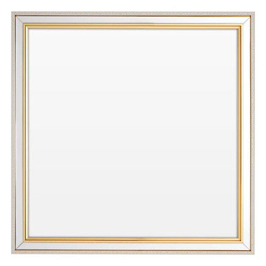 Orsina Mazzone Square Wall Mirror – Gold and Silver Layered Frame