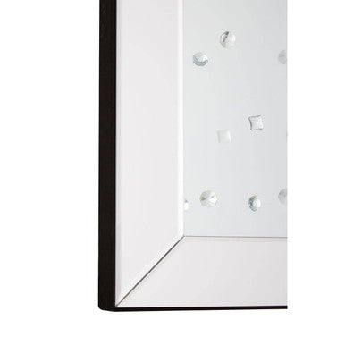 Orsina Rivulet Splash Effect Wall Mirror – Chrome Bevelled Glass